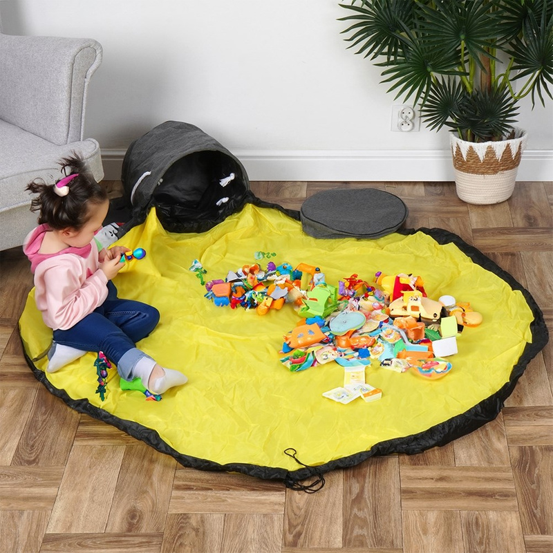 Toy Storage Basket with Play Mat 30x29 cm