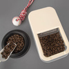 Storage Container for Capsules, Powder and Pet Food Beige 7.5 l