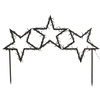 Outdoor Lighted Star Metal Led 102x55 cm